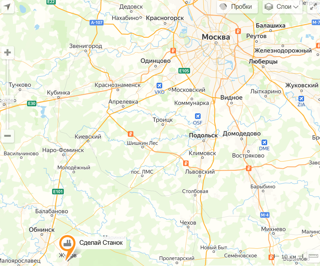 Сделай станок - схема проезда